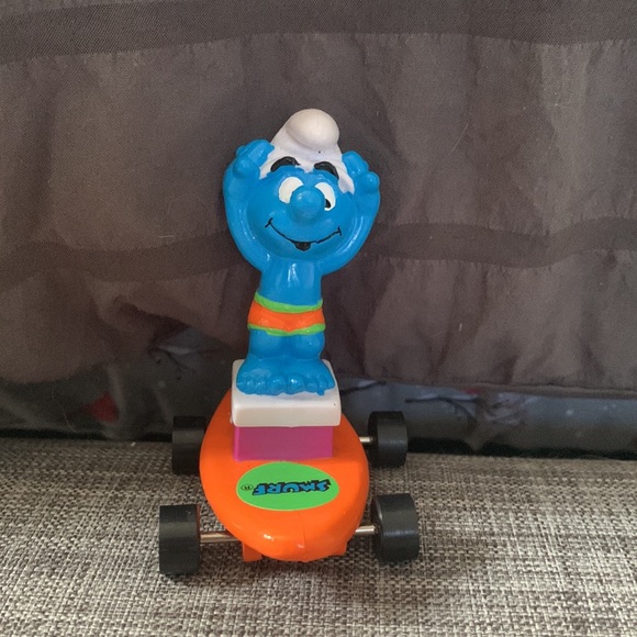 Colorful Kids Toy Set, Elmo Grover Smurfs - Picture 5 of 7